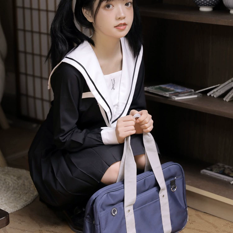 Ортодоксальное мягкое платье для девочек JK с бантом Sage, женское летнее японское матросское платье, плиссированная юбка, классное платье в студенческом стиле, полный костюм