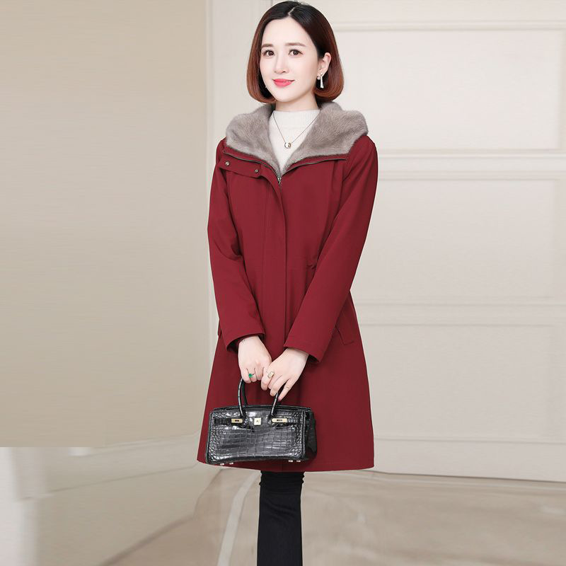 2025 New Style Fleece-Lined Mid-Length Parka Coat, Windbreaker, Large Size Hooded Loose Cotton Jacket, Stylish Cotton Coat 2025 New Style Fleece-Lined Mid-Length Parka Coat, Windbreaker, Large Size Hooded Loose Cotton Jacket, Stylish Cotton Coat