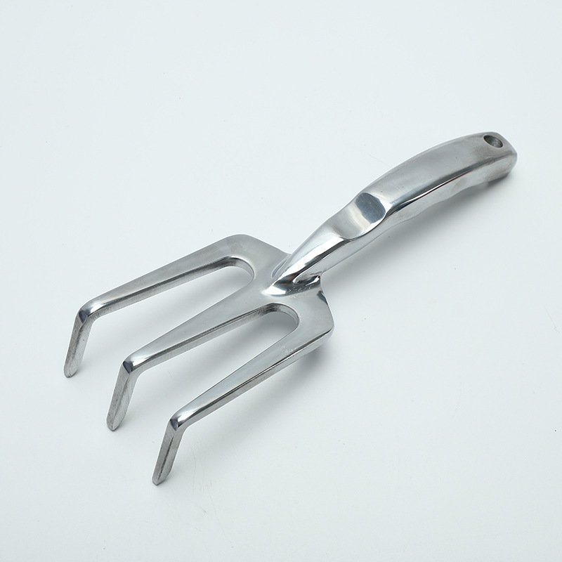 Amazon fuente transfronteriza fábrica de herramientas de jardinería traje de aleación de aluminio traje de jardín pala de rastrillo pala de una pieza