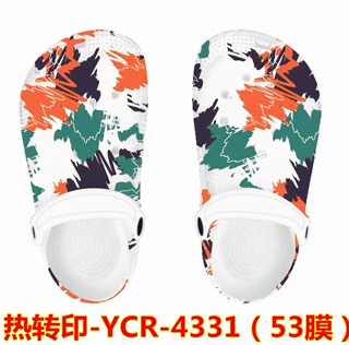涂鸦热转印膜EVA人字拖印花膜制版印刷可印图案OEM/ODM贴牌定制