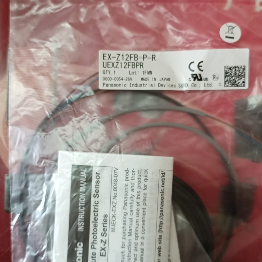 松下原装新品 EX-Z12FB-P-R 小型光电传感器 耐弯曲电缆型