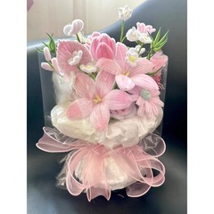 DIY 自家製ツイストスティックシミュレーションブーケ素材パッケージバブルローズガールフレンドへのギフト