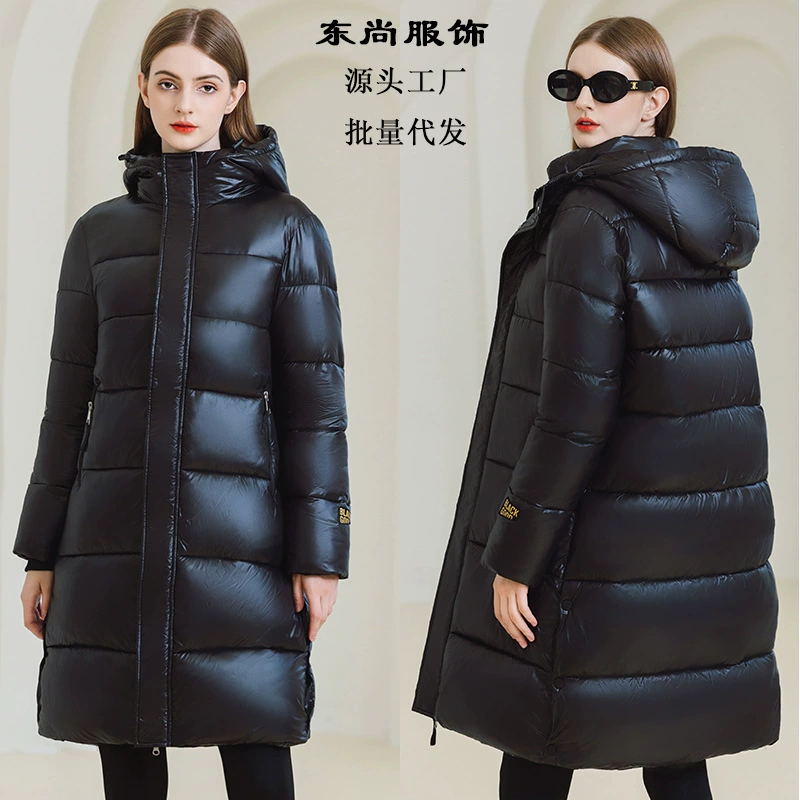 Оптовая продажа: Новая удлиненная куртка из хлопка «Черное золото» 2025 года с подогревом, пуховик для пар, утепленная верхняя одежда для северных регионов