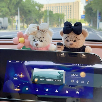 table car decoration car — Car ornaments - a-pair-of-foreign-style-bear-screen-ornaments-3