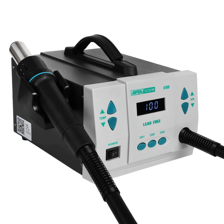 AIFEN 861dw пневматический пистолет бытовой мобильный телефон ремонт печатной платы дует сварочный пистолет высокой мощности цифровой дисплей Термофен