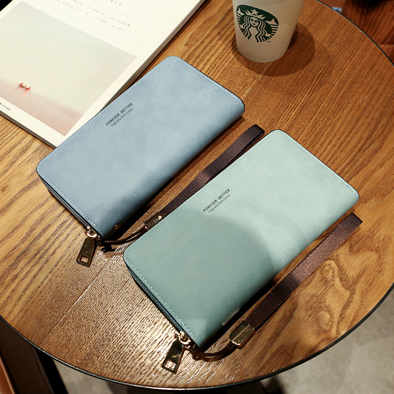 Cartera larga de mujer 2020 nuevo bolso de estilo coreano titular de la tarjeta multifunción bolsa de teléfono móvil monedero de mujer