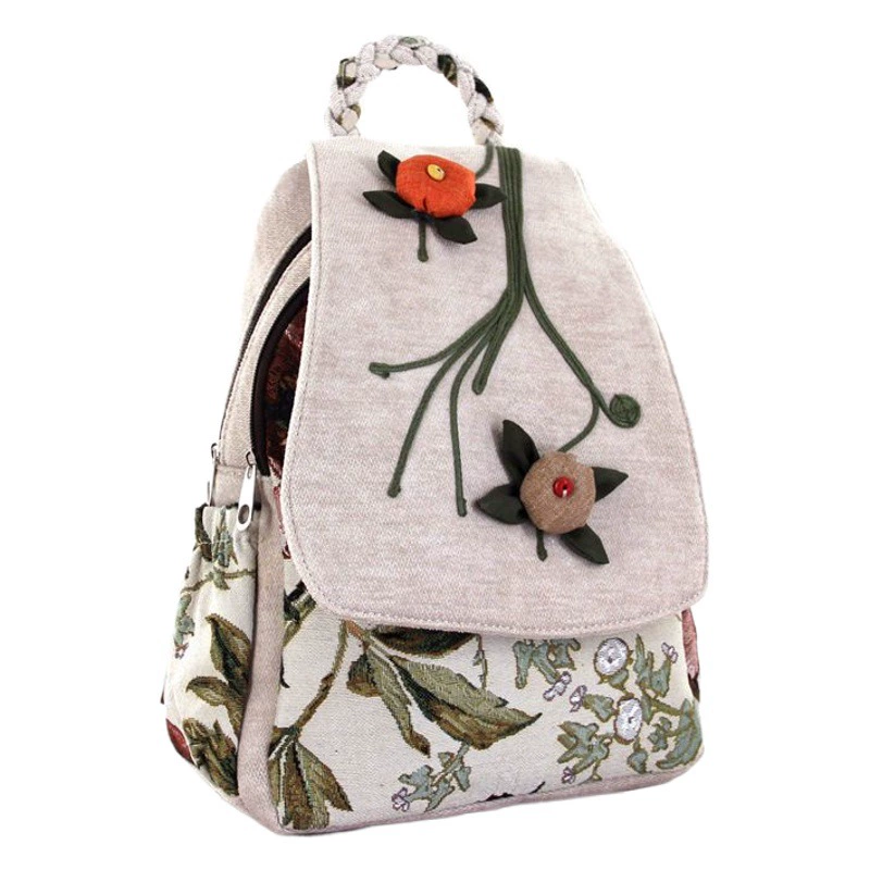 Национальный стиль маленькая тыква простой повседневный дорожная сумка на плече с молнией ткань Hanfu древняя школьная сумка 9257