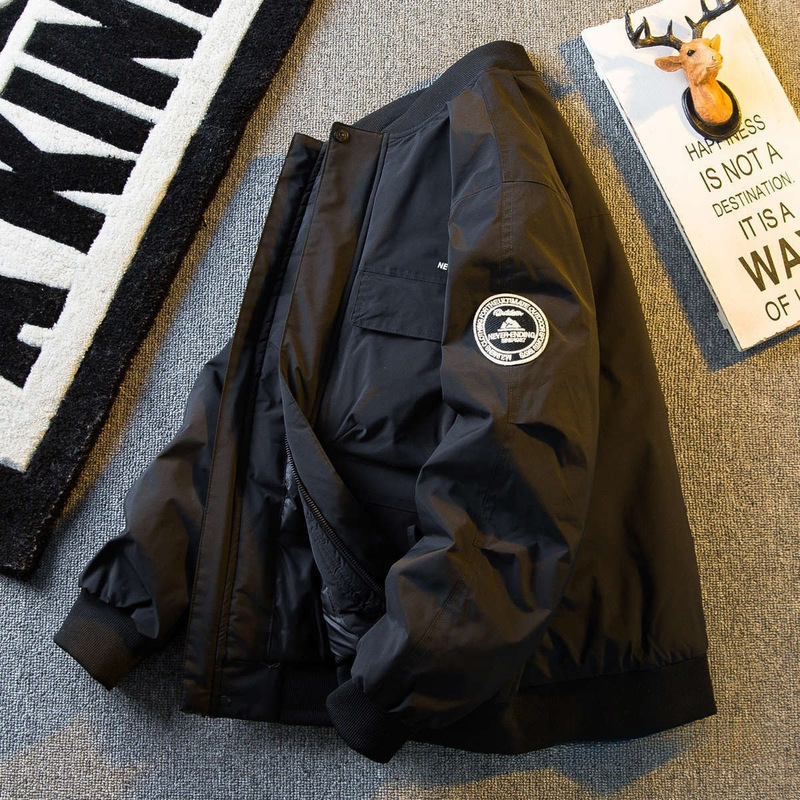 Men's American Retro Workwear down Jacket Men's Winter 2025 New Men's Baseball Jacket Warm Coat