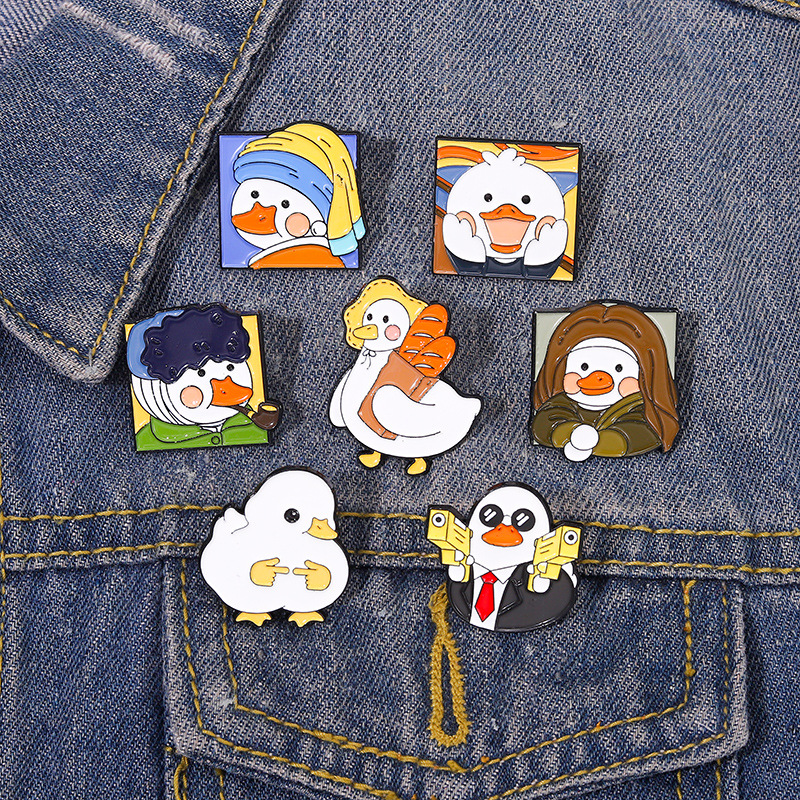 Cute Pin Animal Alloy Plating Unisex Brooches display picture 4