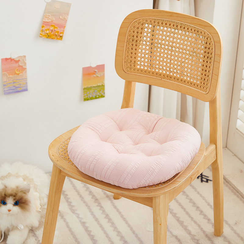 ins cojín de color sólido de alta calidad de la silla de oficina cojín de dormitorio de estudiantes sala de aula cojín de asiento de cuatro estaciones cojín