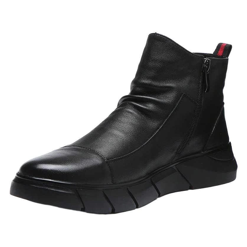 Zapatos de hombre 2020 Otoño de los hombres ocasionales británicos Martin botas Zapatos altos moda estilo coreano moda personalidad moda Chelsea botas