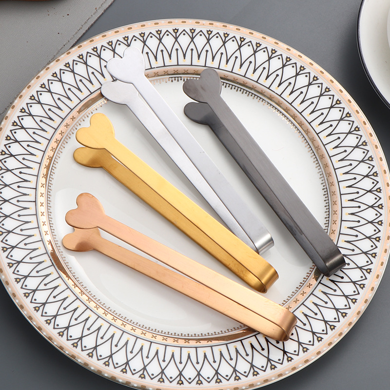 Clips de acero inoxidable nórdico, clips de hielo, aperitivos, clips de café, clips de azúcar, clips de toallas, clips lindos, clips de rebanadas de limón