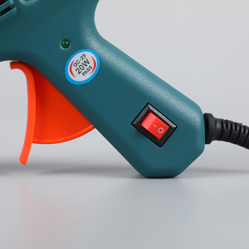 7mm hot melt glue gun DIY handmade small glue gun portable small size glue gun aluminum glue outlet 1.8mm glue gun