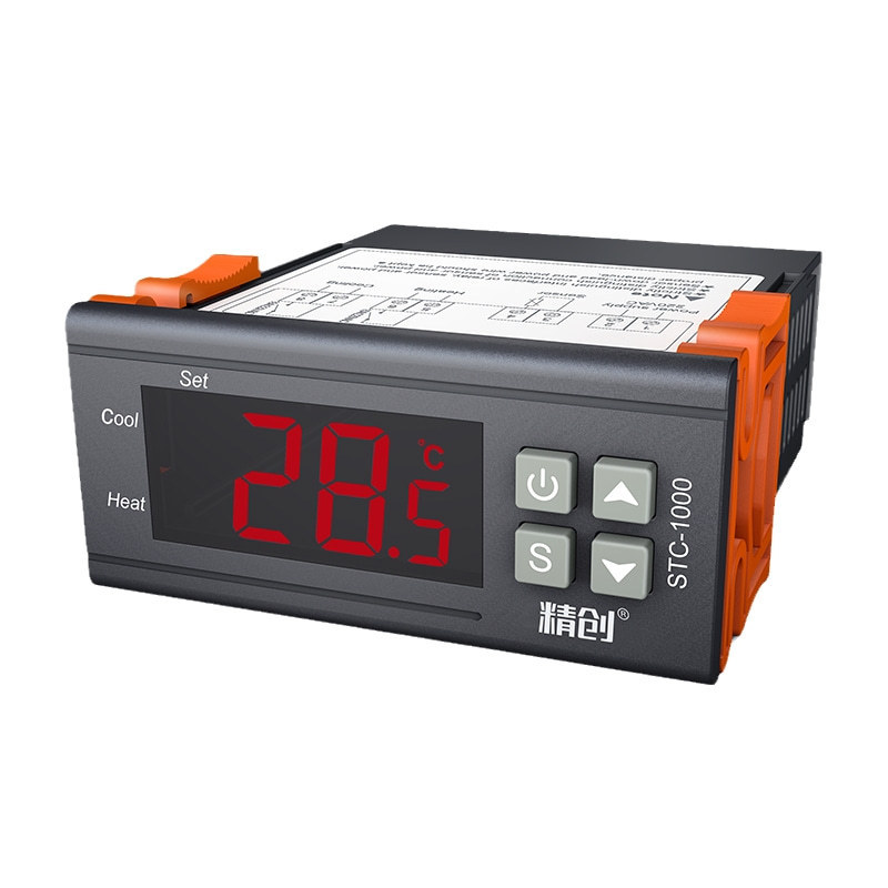 Jingchuang STC-1000 thermostat STC-200 + seafood pool incubator aquarium temperature controller switch Jingchuang STC-1000 thermostat STC-200 + seafood pool incubator aquarium temperature controller switch