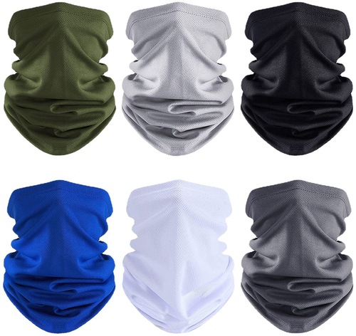 Cycling headband mesh breathable face mask scarf versatile sun protection mask sports neck guard magic scarf