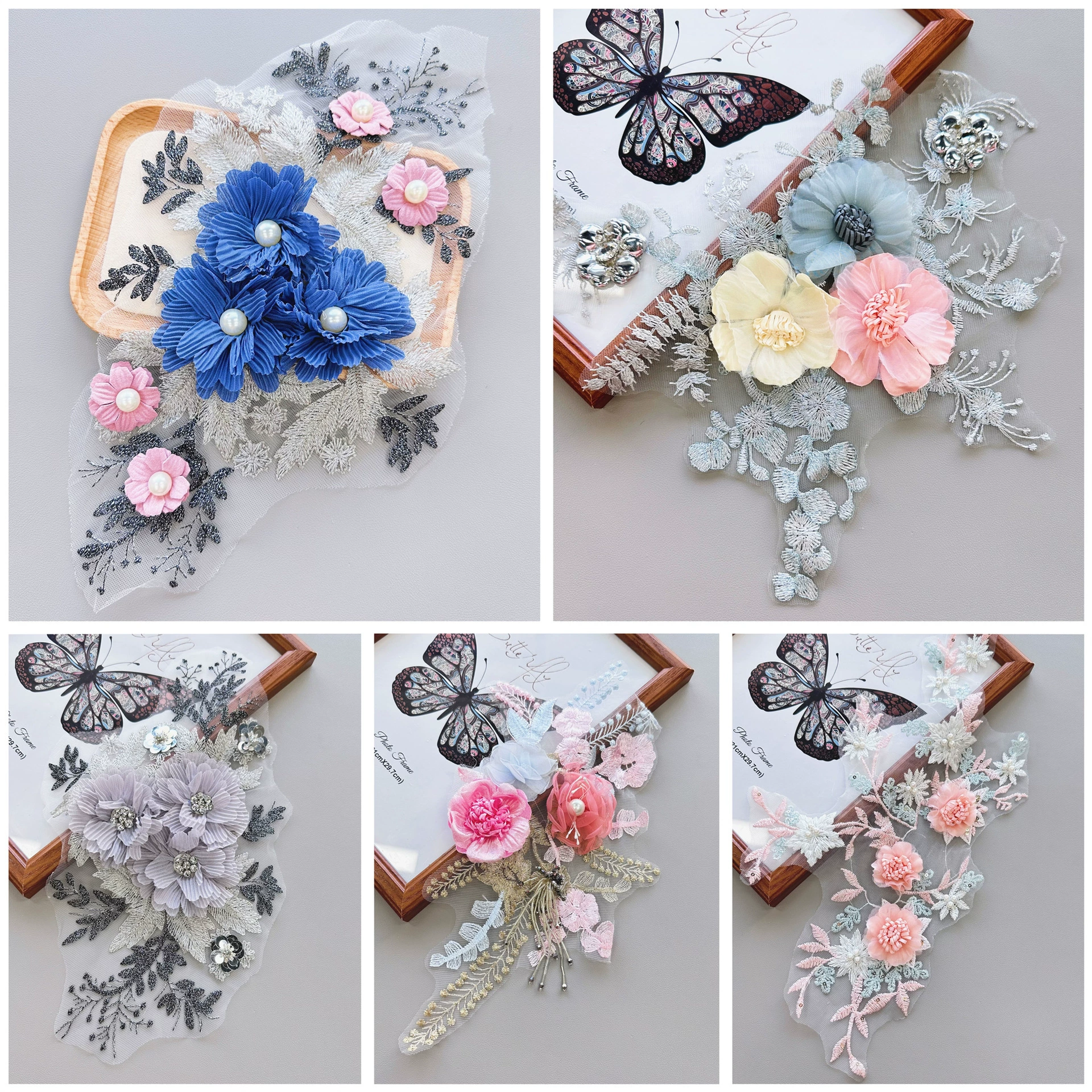 Lace sticker, fashionable wedding dress lapel pin, new collection, wholesale