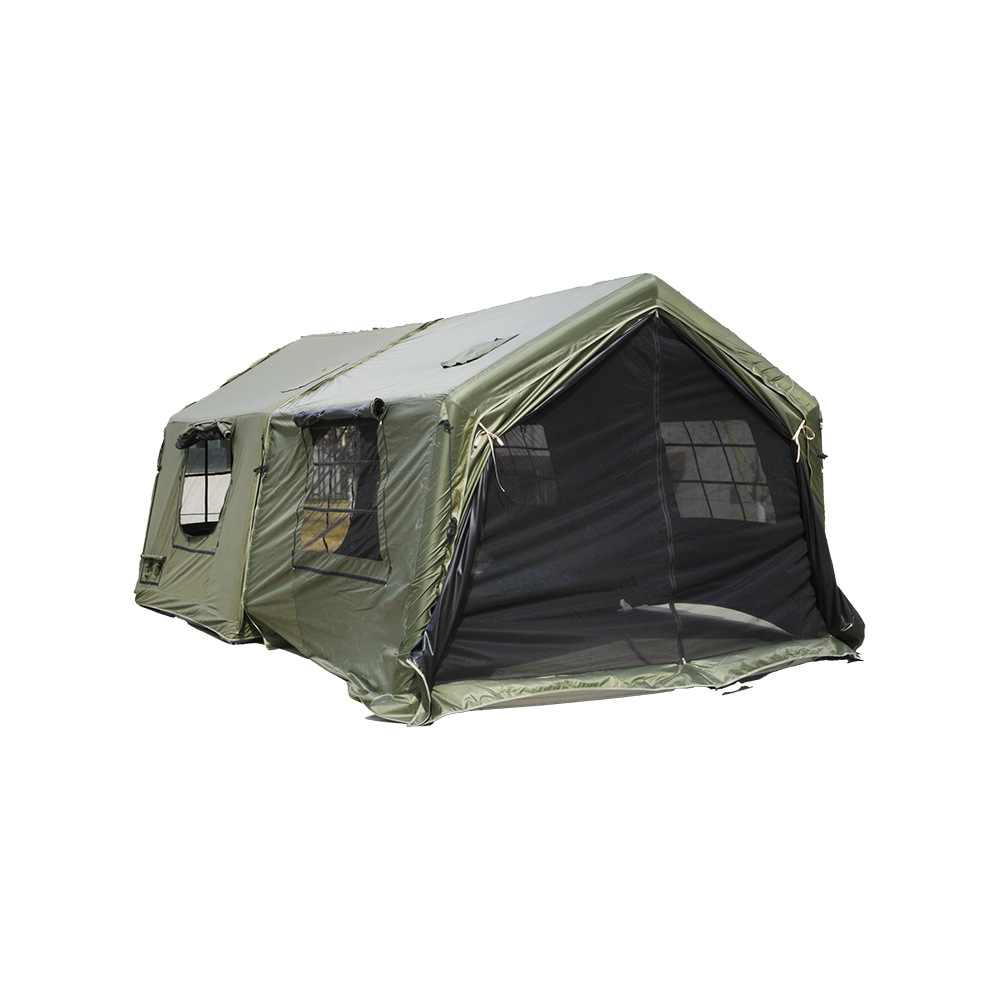 Pengyuan una pieza de algodón TCB verde 8 8 ㎡ paño de protección contra la lluvia al aire libre para acampar carpa inflable de lujo ligera automática