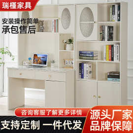 台式电脑桌一体简约现代卧室写字桌学生家用书房办公多功能学习桌