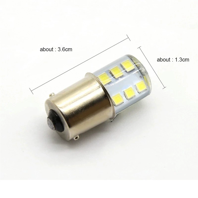 Автомобильный стоп-сигнал, ярко мигающий LED 1157 силиконовый 2835 12 SMD, лампа T20