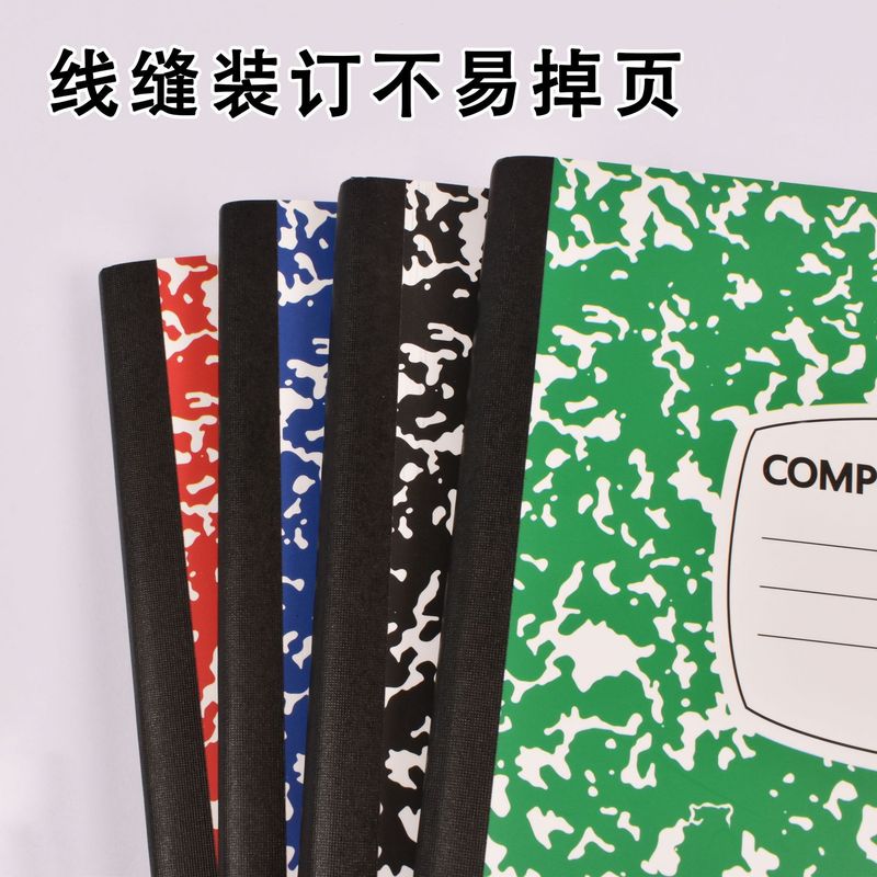 国境を越えた貿易大理石スノーフレークノート B5 厚みのある分割線ノート アメリカ分割線日記水平線ソフトコピーノート|undefined