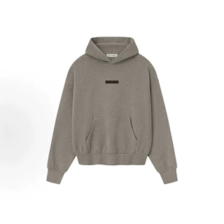 Essentials SS25 Classic Hoodie 徽标字母后背印花连帽长袖套头