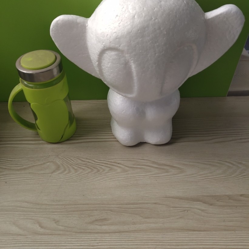 Oso Rosa molde oso modelo embrión blanco Qixi Día de San Valentín EPS Poli Dragón blanco espuma oso Clavel