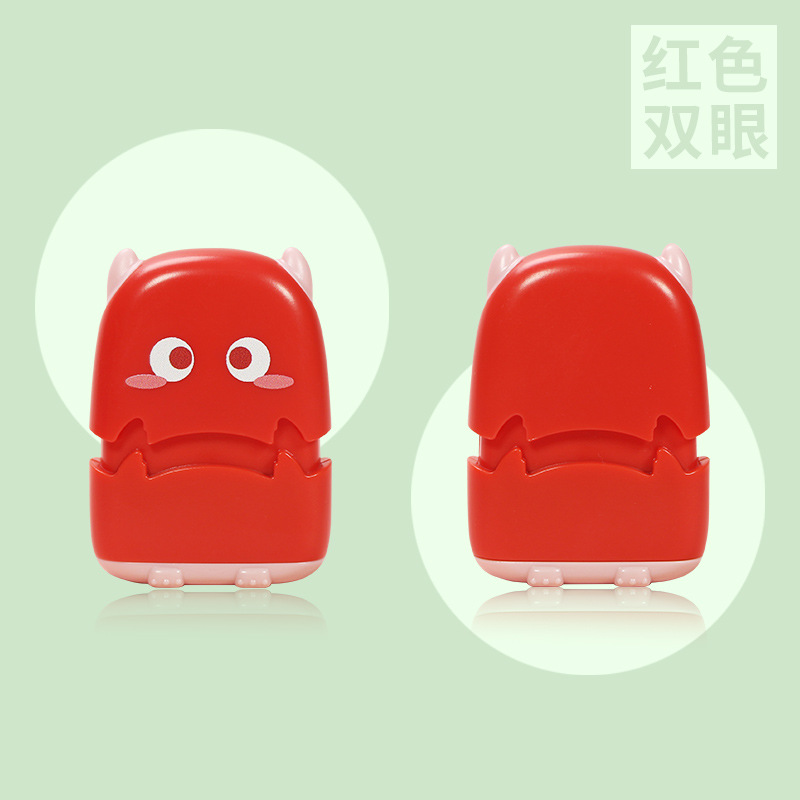 Nuevo pequeño monstruo ropa de los niños sello material al por mayor ropa textil dibujos animados lindo sello tipo de prensa