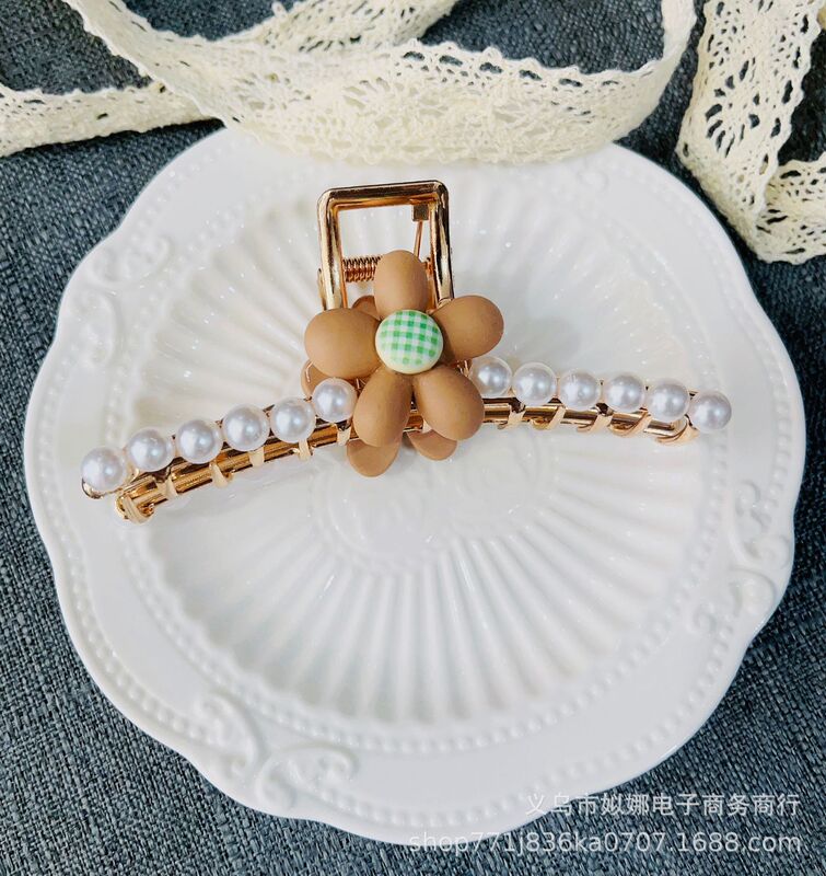 韓国式の新型ファッションの合金メッキの後頭部のクリップの気質のファッションの大きいサイズの女性のサメのクリップのクリップ|undefined
