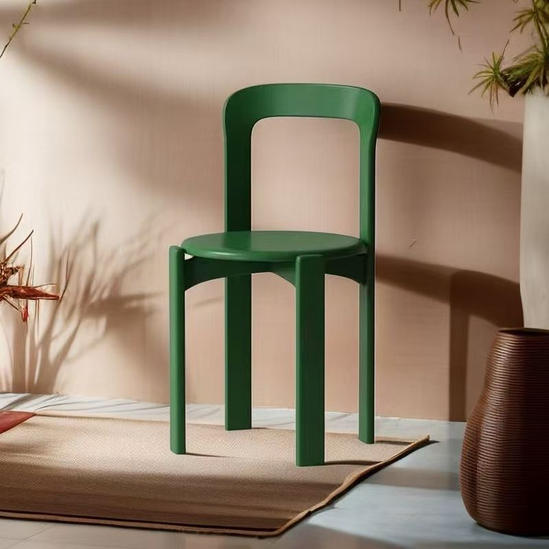 Conjunto de mesa y sillas de comedor de madera maciza estilo moderno