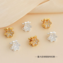 �߱�ɫ��ʯ���~�������~�18K���DIY��������朴����Ʒ���