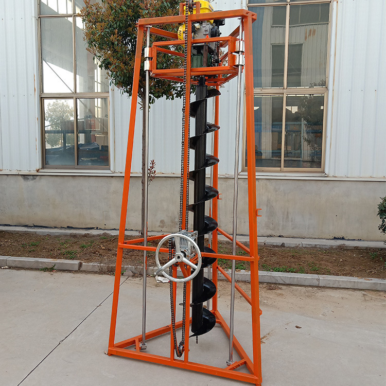 供应三角架挖坑机 电线杆 植树机 三角架机林业机械