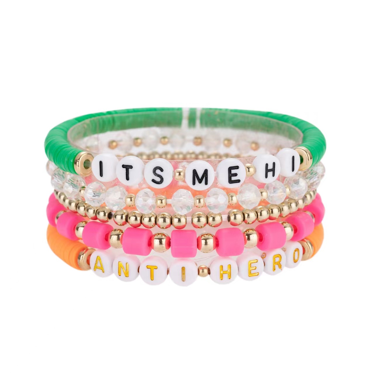Vacation Bohemian Letter Star Soft Clay Women's Bracelets display picture 3