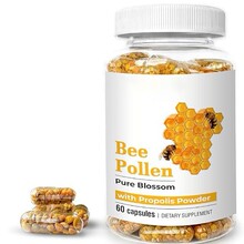 外贸TK亚马逊热销 蜂胶花粉胶囊 Bee Pollen 源头厂家支持O EM