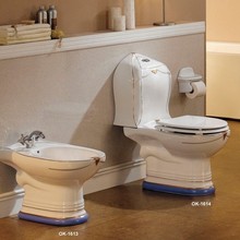 分体坐便器工程酒店家用马桶工厂洁具卫浴批发直冲式分体卫生间中