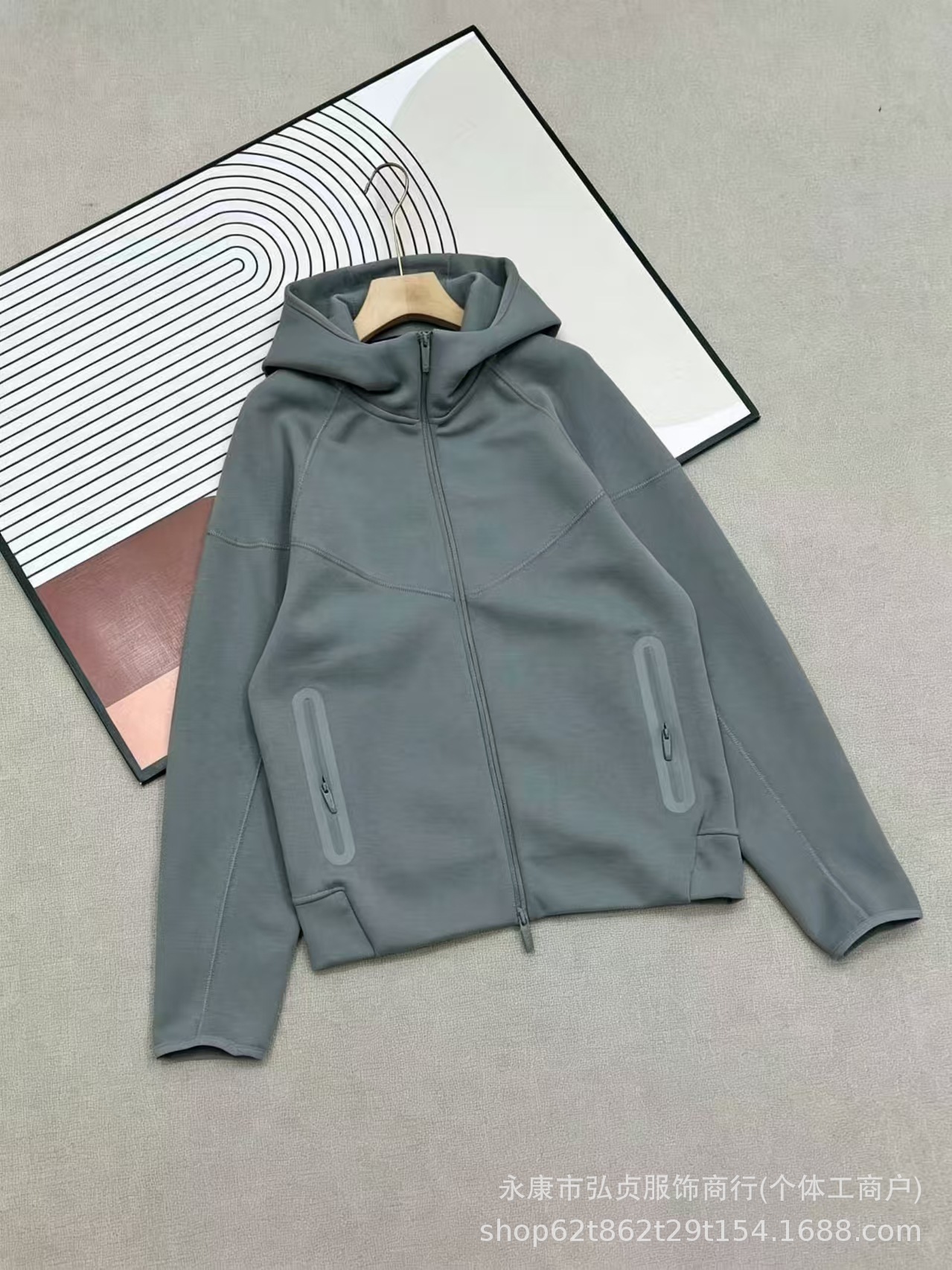 Jacket. gray green / M
