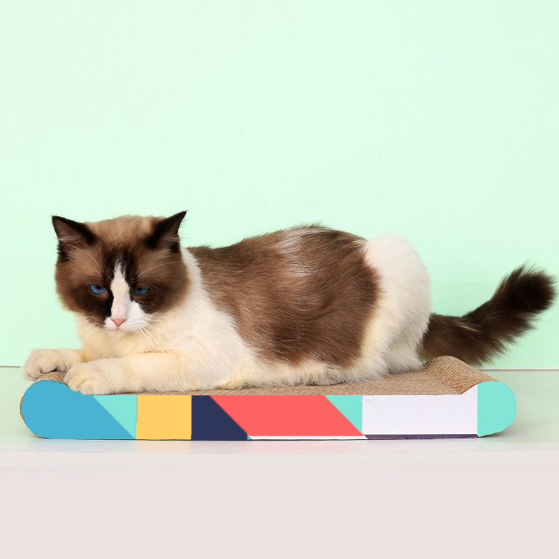 猫スクラッチボード、特大爪研ぎ器、耐摩耗性、欠けにくい猫爪ボード、傷つきにくい、耐久性のある段ボール猫用品|undefined
