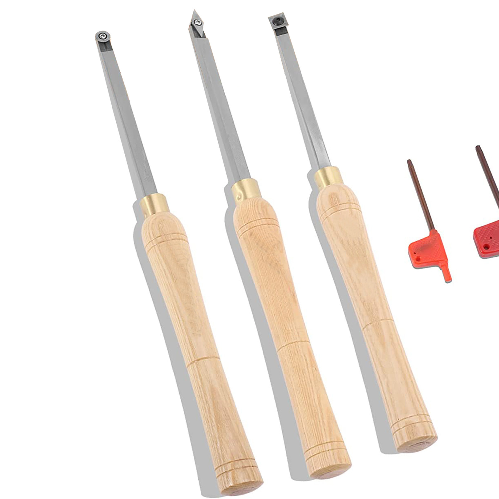 舍弃车刀套装 新款榉木柄方杆三件套四件套木旋刀木工车床