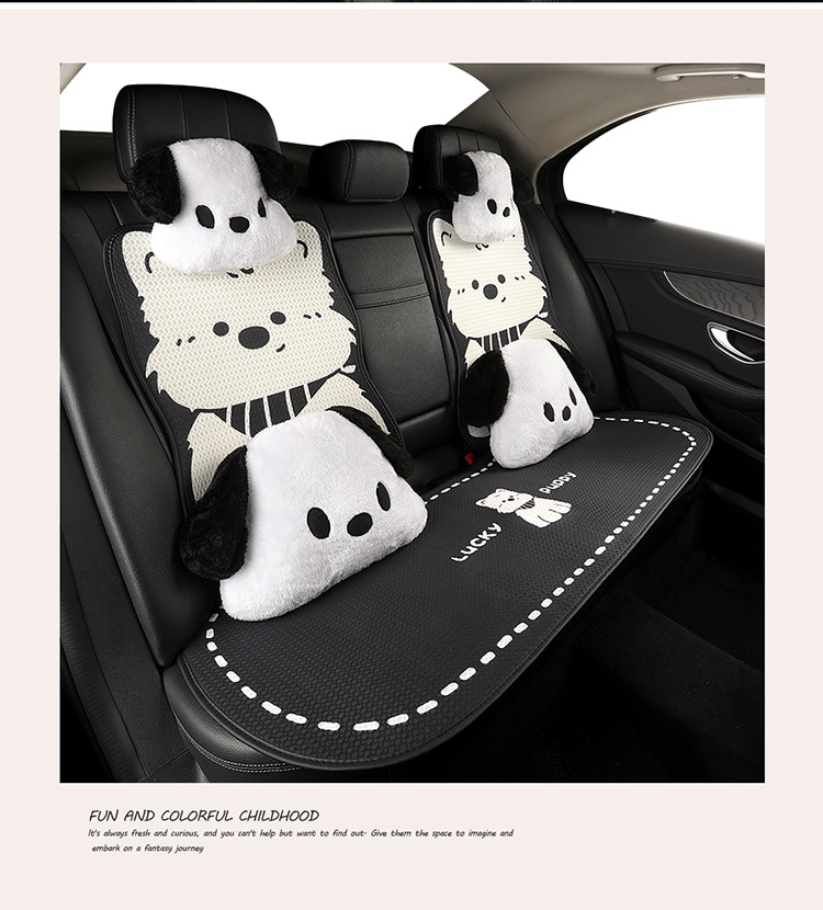 Car seat cushion for all seasons, goddess-style seat pad, summer breathable and ventilated seat cover, high-end non-slip new seat cover