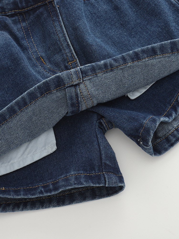 Malwee transfronterizo niñas jeans de verano nuevo estilo europeo y americano para niños pequeños lindos pantalones calientes de niña ropa infantil