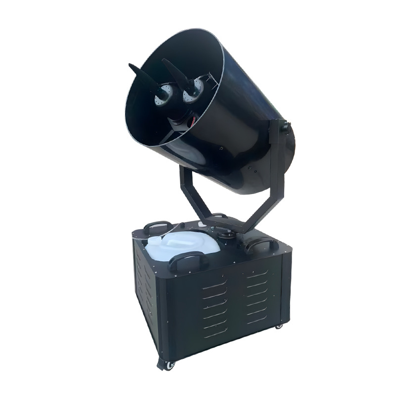 3500W gran máquina de copo de nieve escenario rociador de nieve simulación Navidad boda máquina de nieve artificial de doble cabeza al aire libre