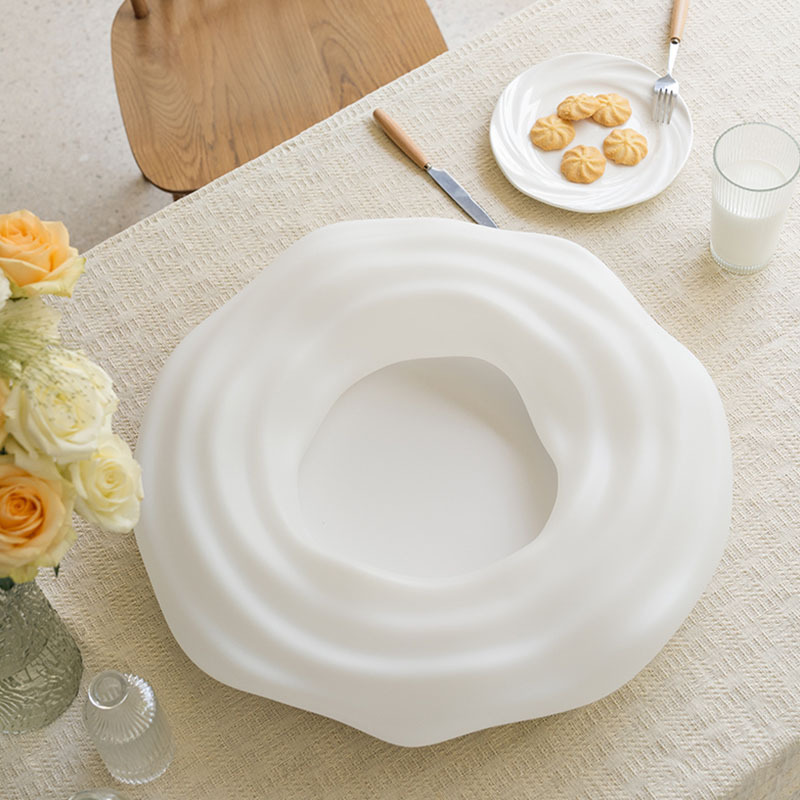 Full Spectrum Flush Mount Light for Master Bedroom, PVC Study Lamp, Modern Minimalist Eye-Caring Cloud Cream LED Light, Zhongshan Factory