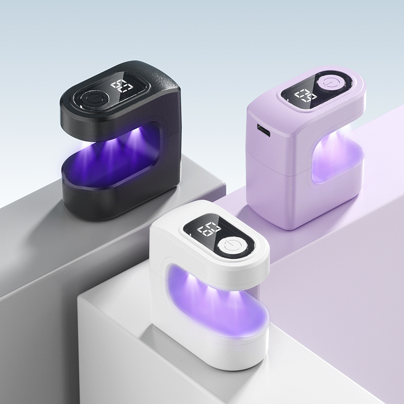 ポータブル小さなシュガーキューブマニキュアランプ小型ミニ光線療法機速乾性マニキュア接着剤ベーキングランプは手を汚しません|undefined
