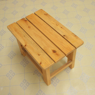 Foot bucket foot bucket bath bucket stool wooden stool square stool wholesale