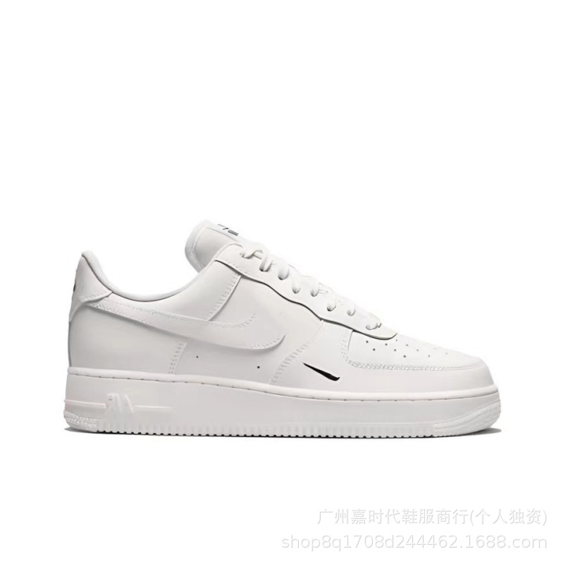 High-end goods - white mini black swoosh