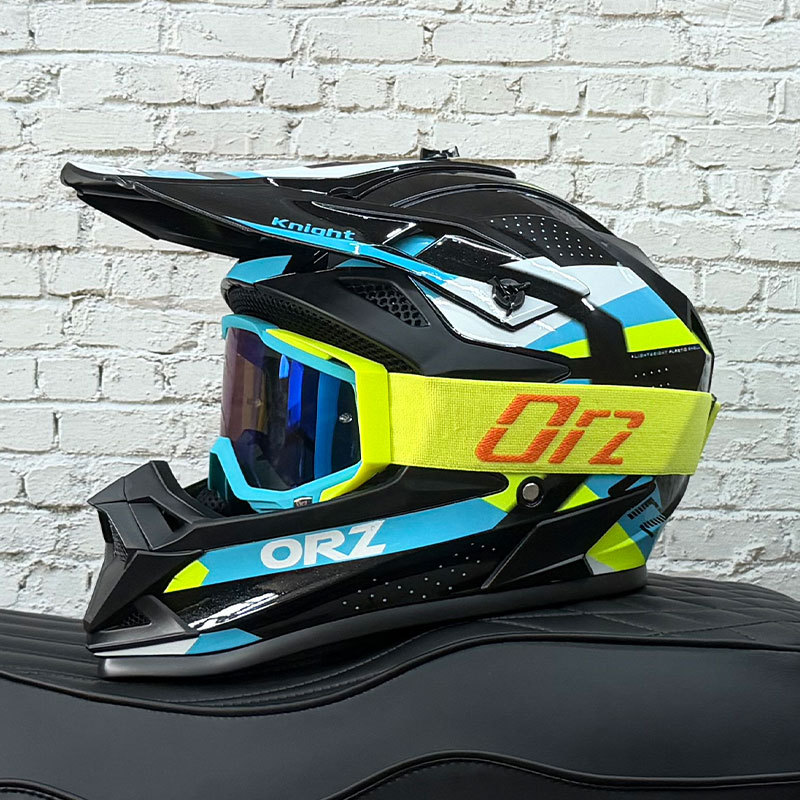 Orz Bicicleta de montaña Bicicleta Casco completo Casco de ciclismo Locomotora de carretera forestal todoterreno Niños Hombres y mujeres DH Reduce Light Bee AM