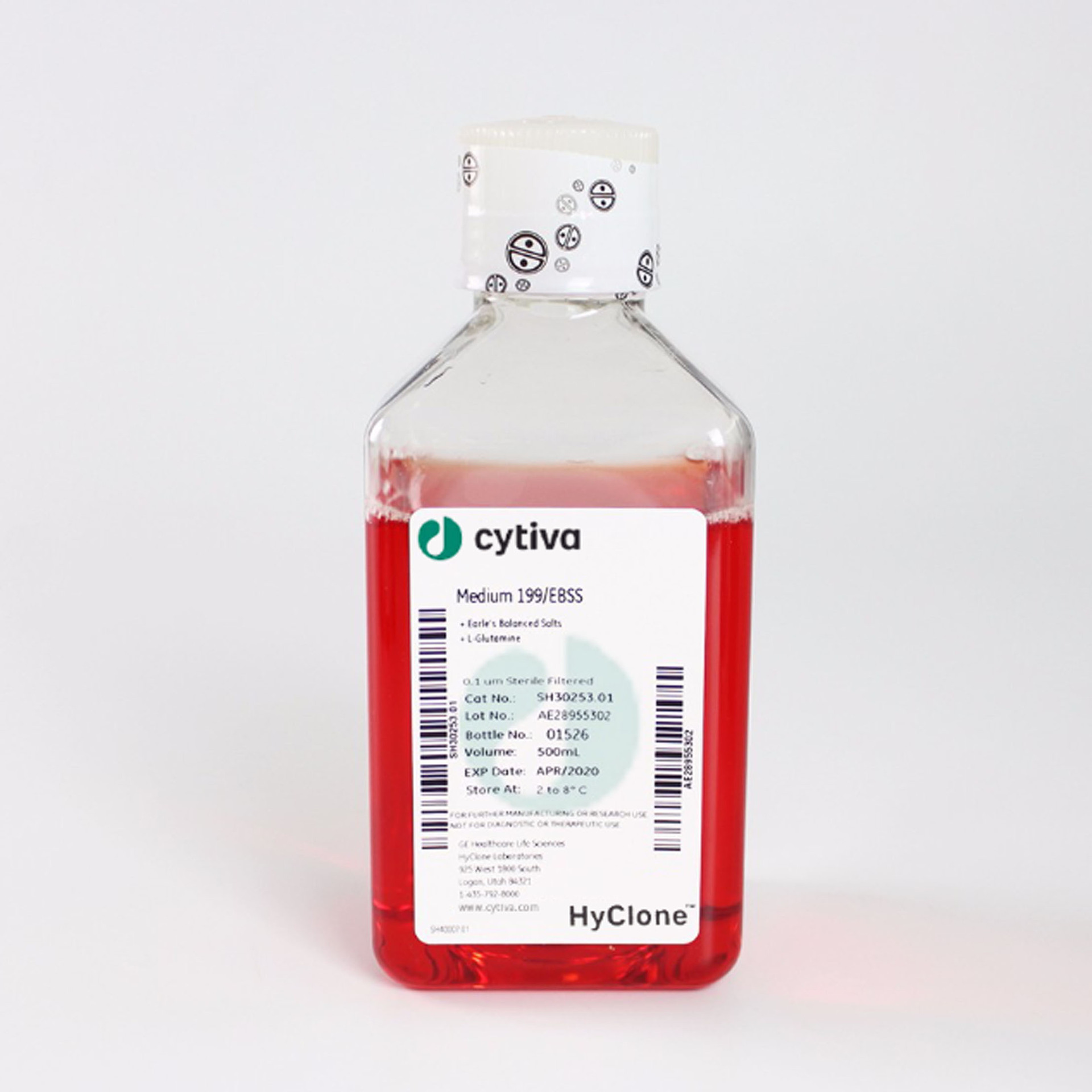 Cytiva SH30253.01 M199液体培养基,500ml/瓶