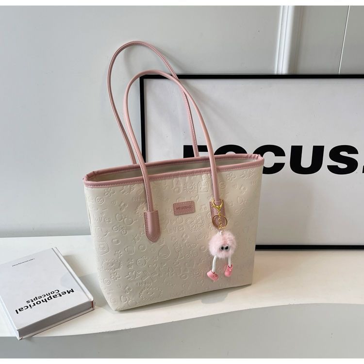 Modische Tote Bag für Mütter, Schülerinnen und Studentinnen mit großem Fassungsvermögen, vielseitige Schultertasche zum Umhängen, elegante Handtasche für Unterricht und Pendeln