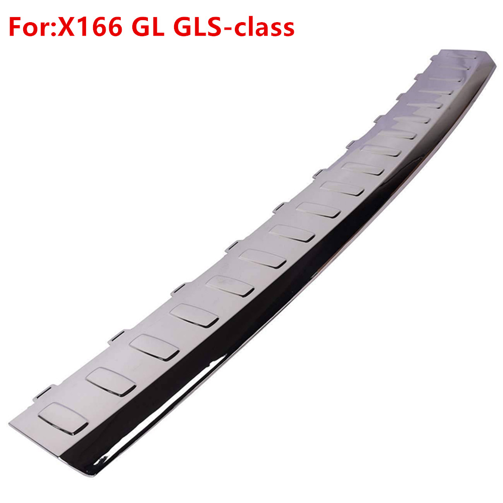 Mercedes W166 GL GLS arxa bumper üçün xrom örtük