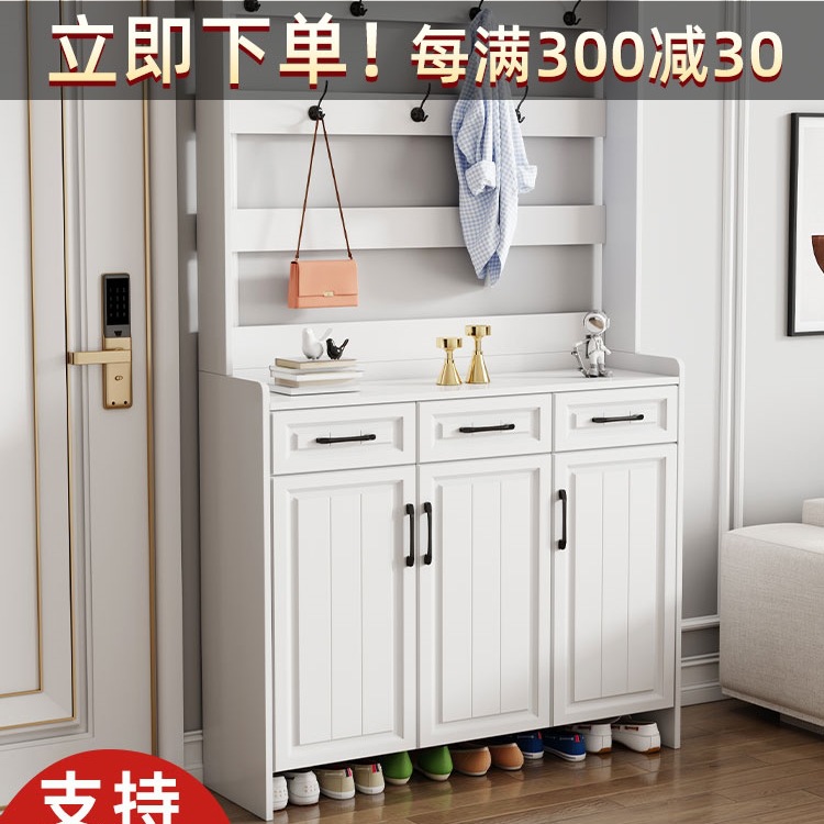 Shoe Cabinet for Home Entrance, Large Capacity Coat Rack, Entryway Cabinet, Integrated Entry Shoe Cabinet, Balcony Storage Cabinet, Entry Shoe Cabinet