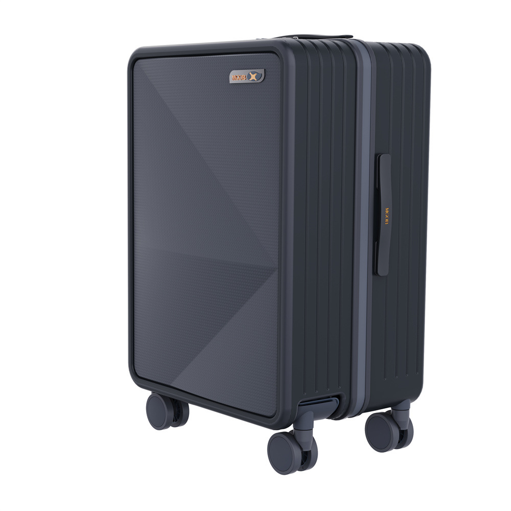 Vali nhựa PC size cabin 20 inch chống va đập, khóa số TSA, xách tay máy bay — Màu đen chi tiết 13